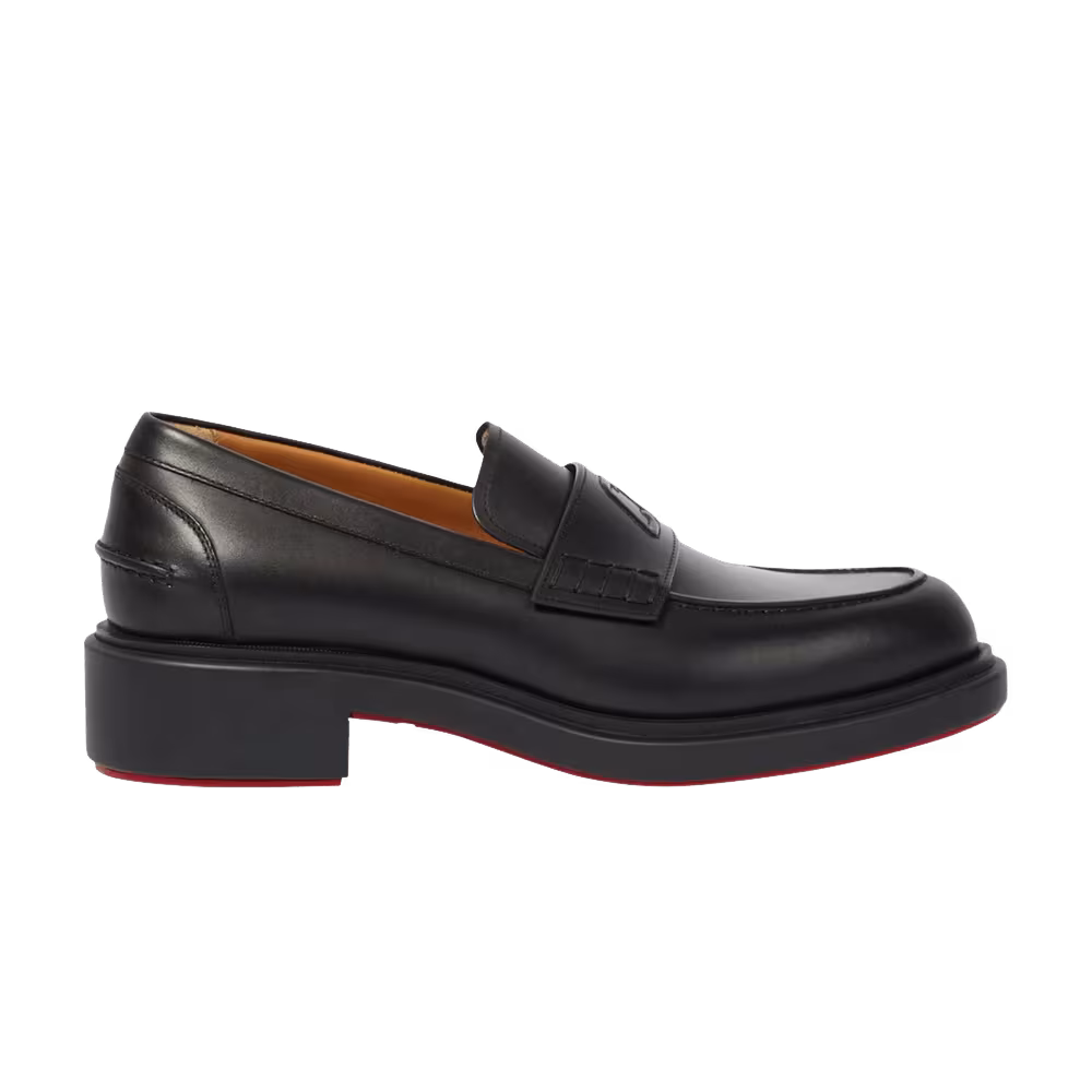 Christian Louboutin Urbino Moc Flat Loafer Black