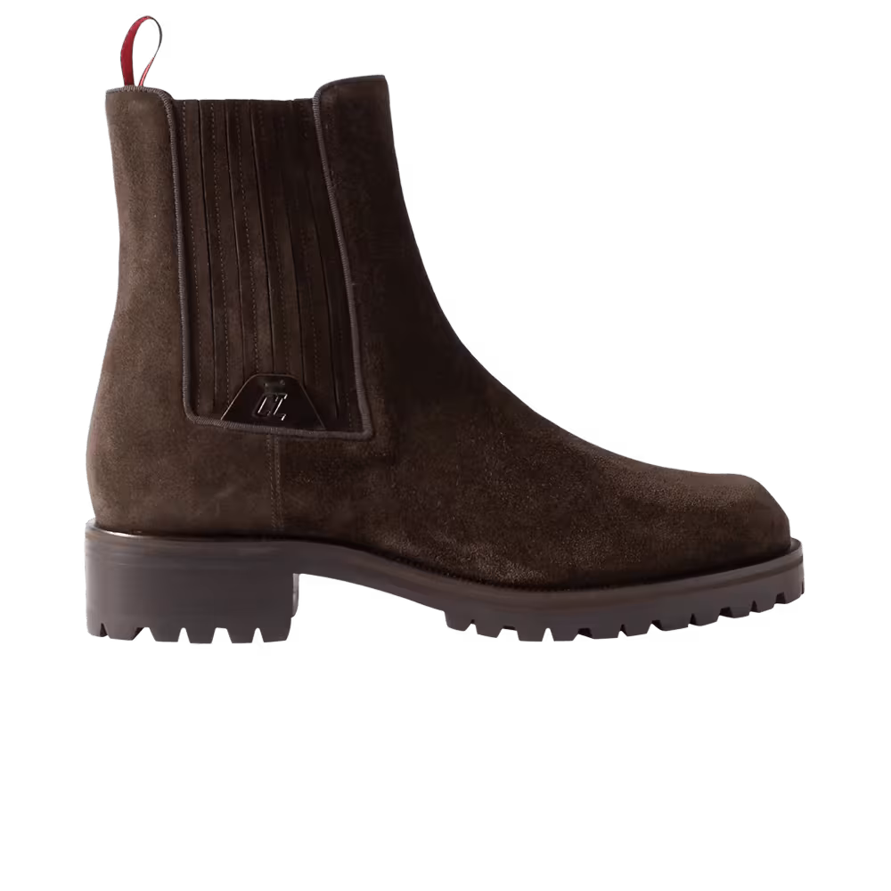 Christian Louboutin Motok Chelsea Boot Dark Brown