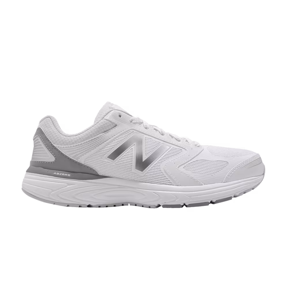 New Balance 565 2E Wide White Silver