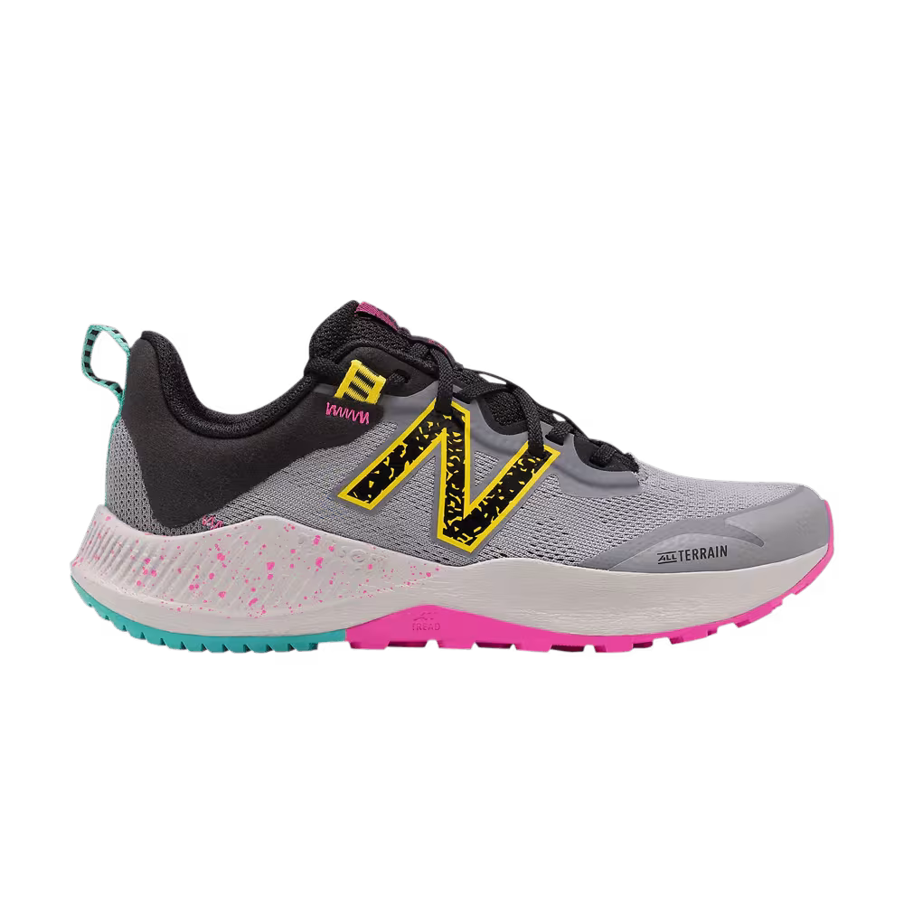 New Balance Nitrel v4 Big Kid Gunmetal Yellow