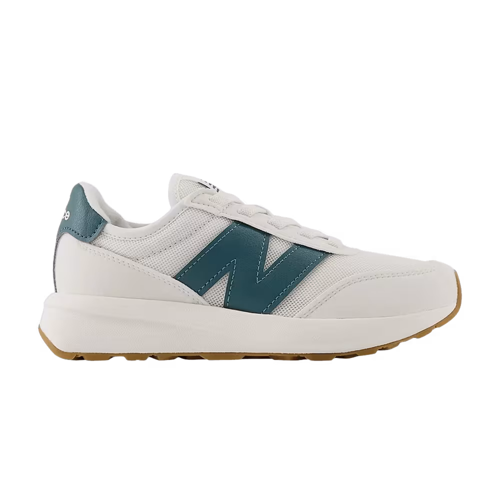 New Balance 370 Wide White Green