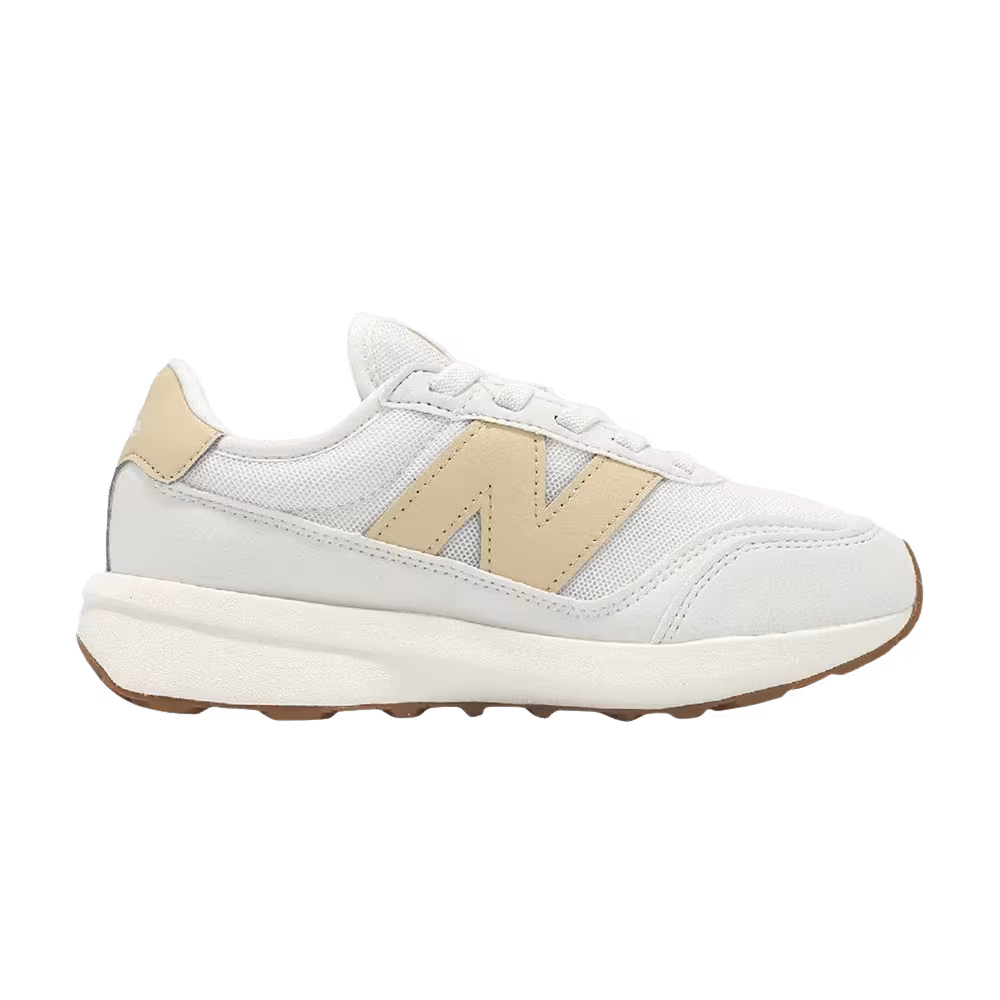 New Balance 370 Wide White Khaki