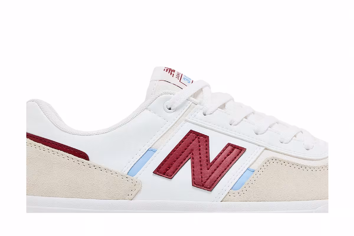Jamie Foy x New Balance Numeric 306 Cream Maroon, view 3