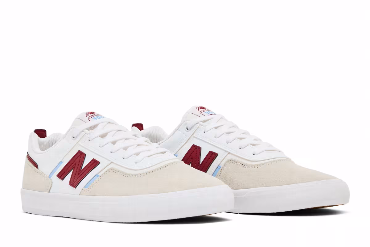 Jamie Foy x New Balance Numeric 306 Cream Maroon, view 9