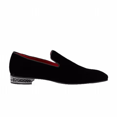 Christian Louboutin Dandyrocks Flat 'Black Lin Loubi'
