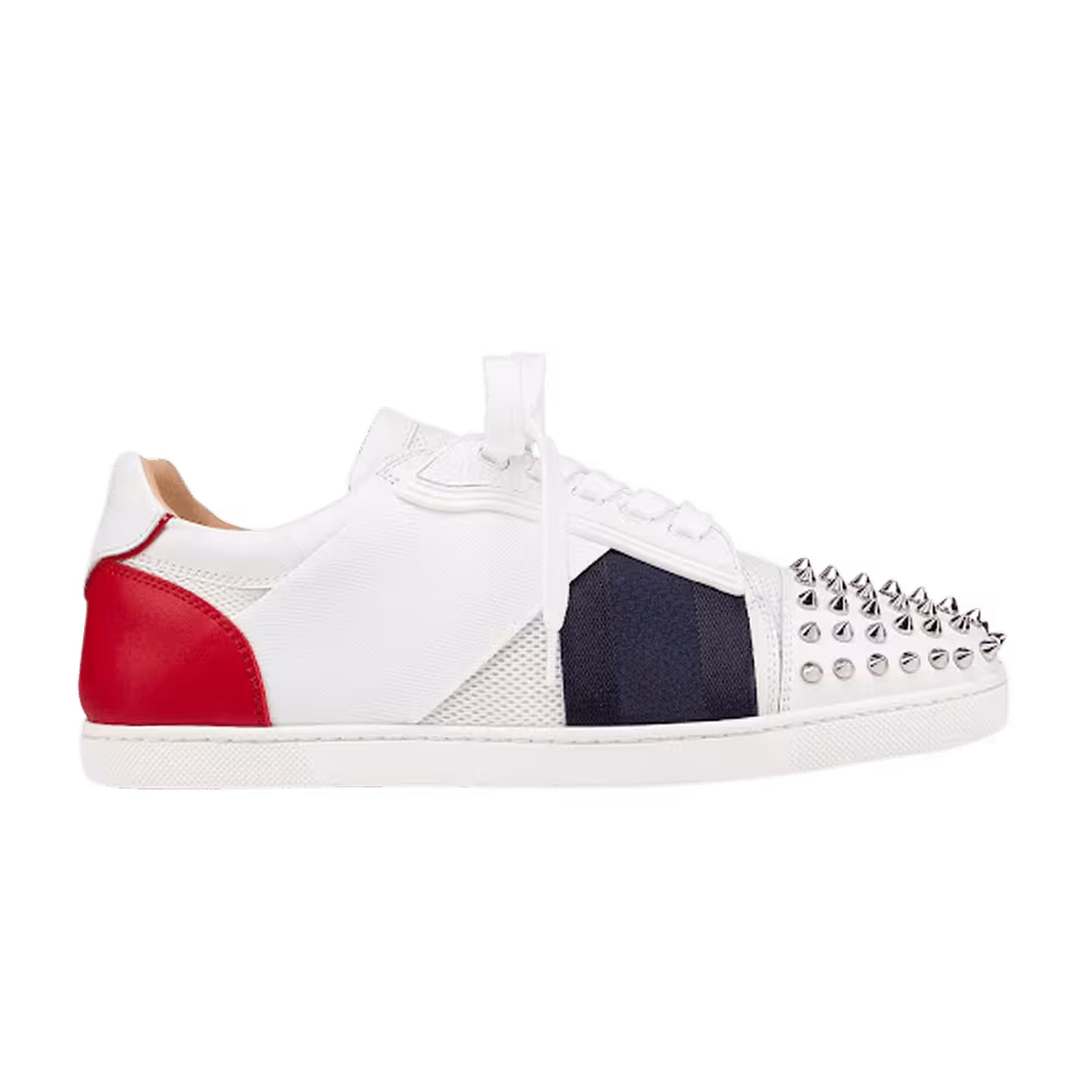 Christian Louboutin Women's Elastikid Spikes Flat Version Multi
