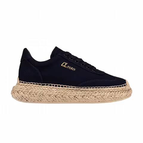 Christian Louboutin Wmns Espasneak Flat Toile 'Obscur'