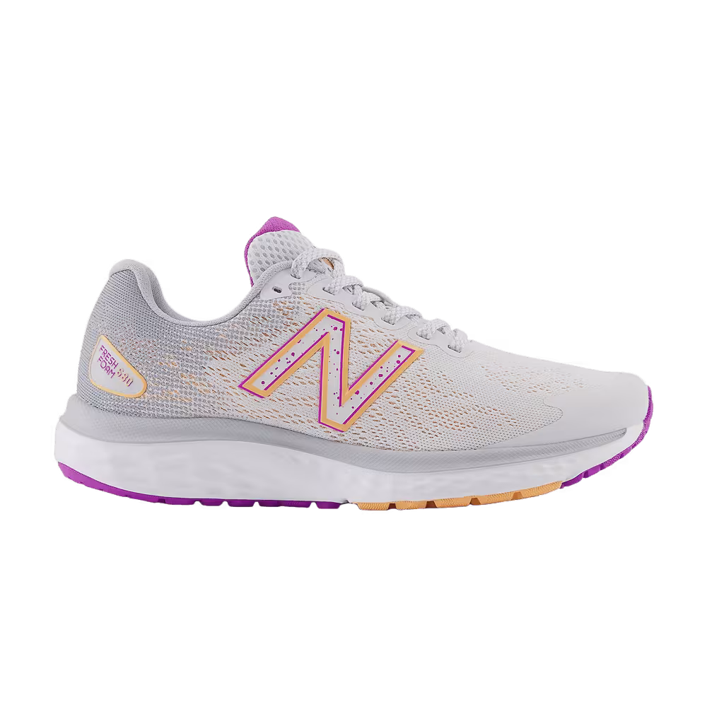 New Balance Women's Fresh Foam 680v7 Quartz Grey Solar Flare