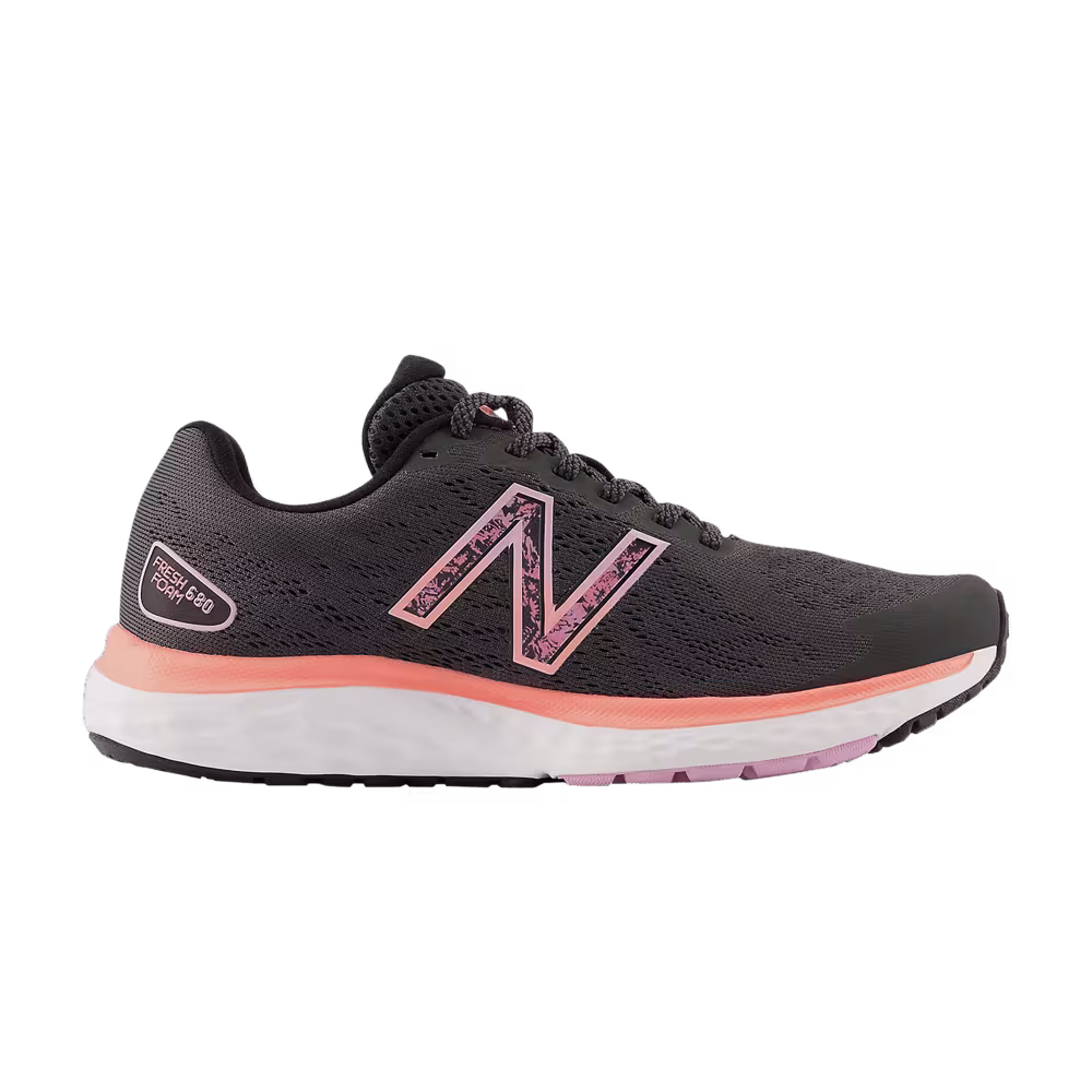 New Balance Women's Fresh Foam 680v7 Wide Black Pink