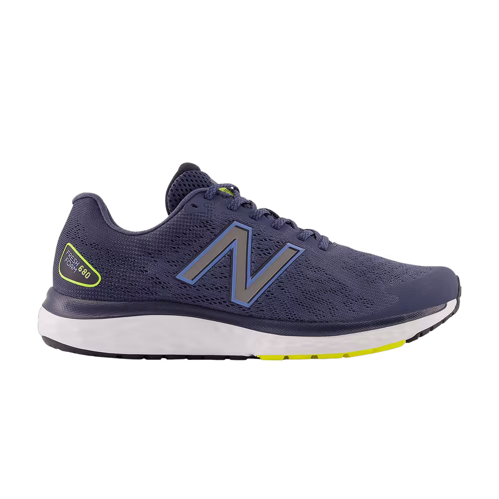 New Balance 680v7 Navy Yellow