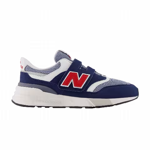 New Balance 997R Hook & Loop Little Kid Wide 'Navy Crimson'