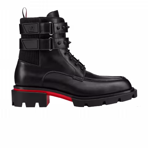 Christian Louboutin Our Flight Flat Derby Boot 'Black'