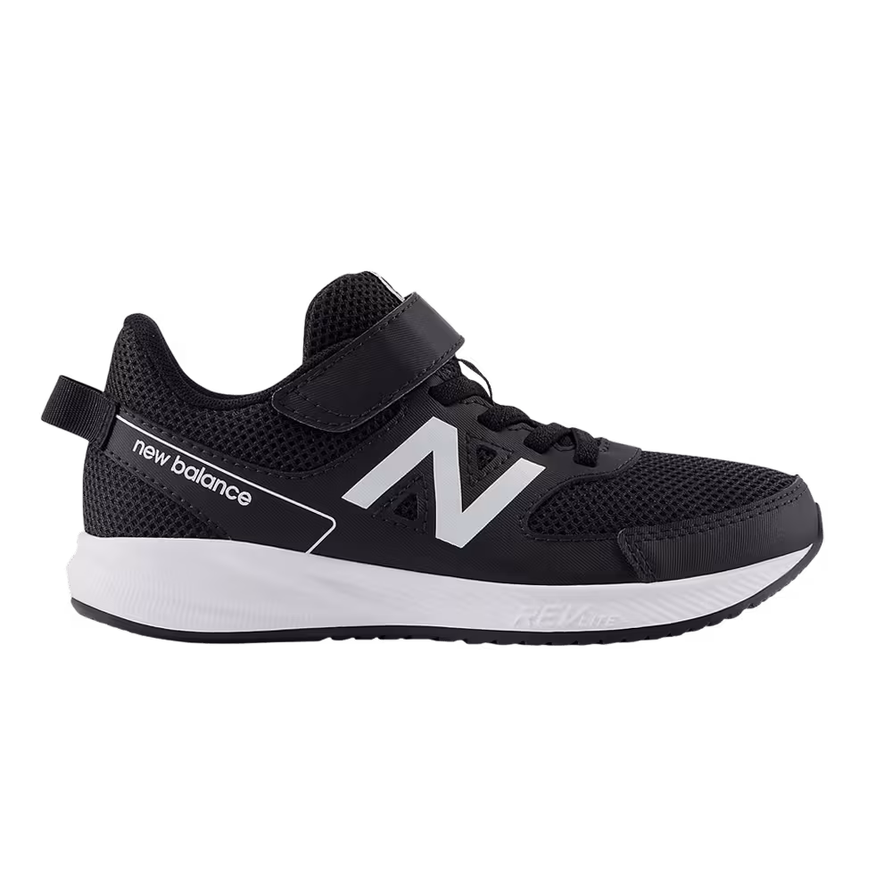 New Balance 570v3 Kids Wide Black White