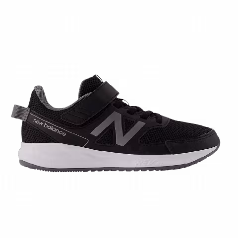 New Balance 570v3 Bungee Lace Kids 'Black Castlerock'