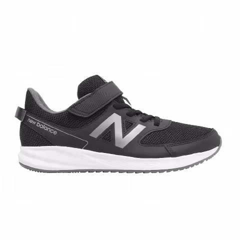 New Balance 570v3 Bungee Lace Kids Wide 'Black Castlerock'