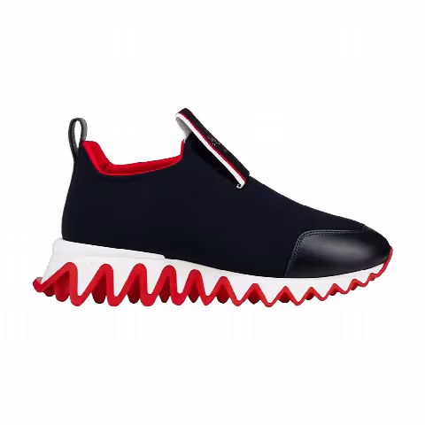 Christian Louboutin Tiketa Run Flat 'Black Red'