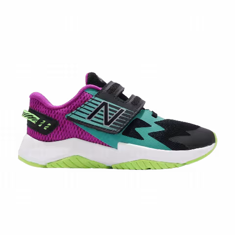 New Balance Rave Run Little Kid Wide 'Poisonberry Lime Glow'