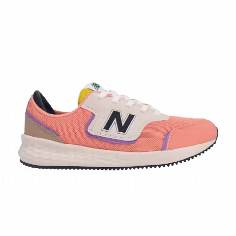 New Balance X-70 Wide Little Kids 'Orange Beige Purple'