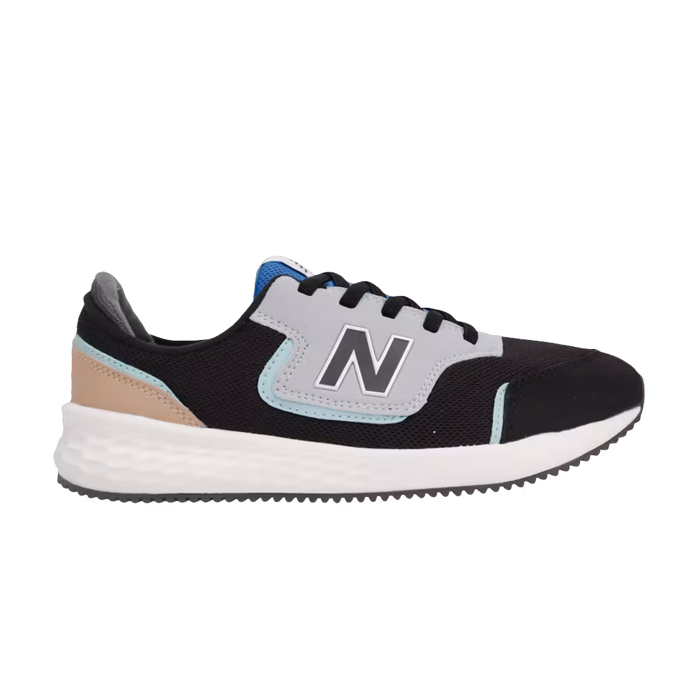New Balance X-70 Wide Little Kids Black Grey Blue