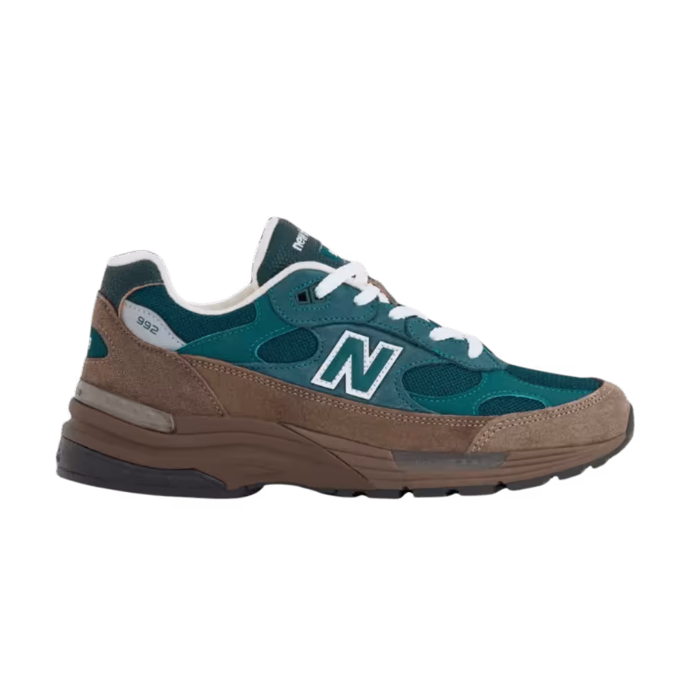New Balance 992 Medusa Green Thunder Brown Cortado