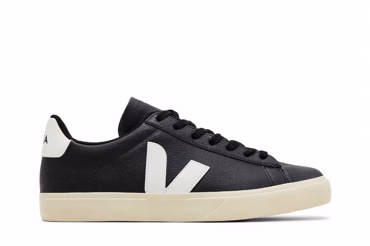 Veja Campo Low Chromefree Black White, view 2