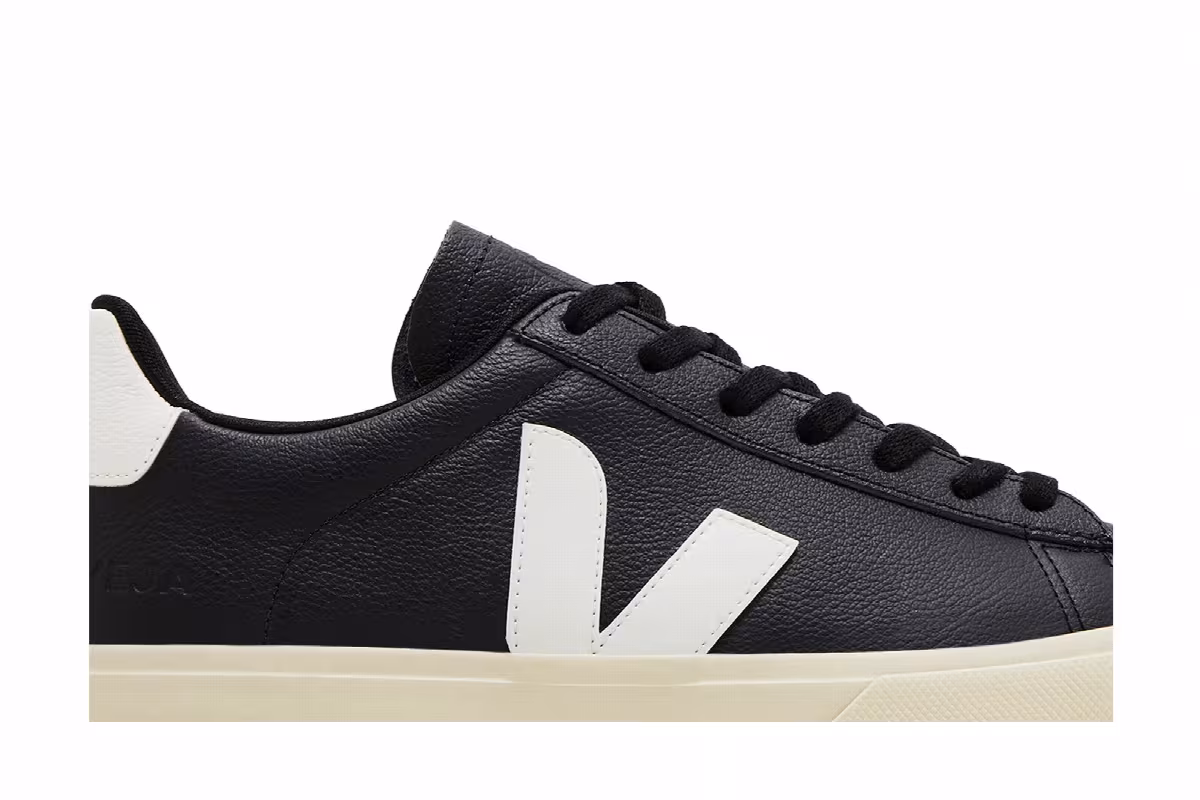 Veja Campo Low Chromefree Black White, view 3