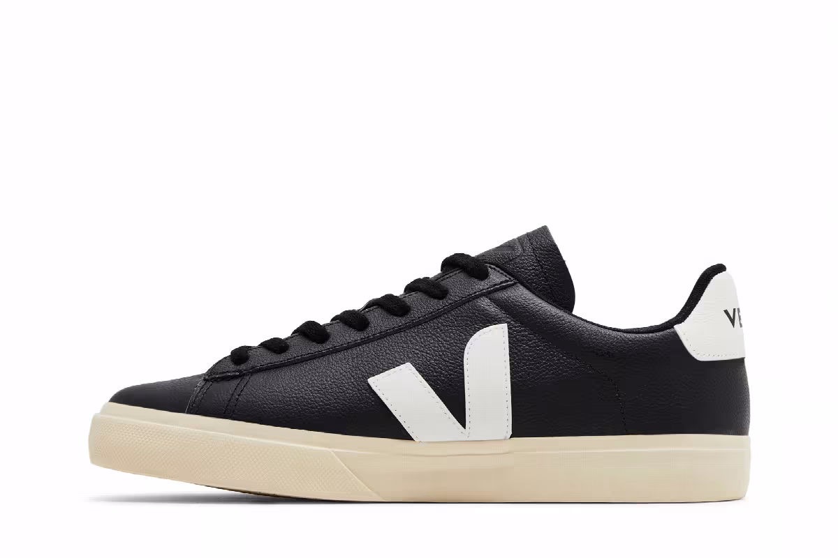 Veja Campo Low Chromefree Black White, view 4