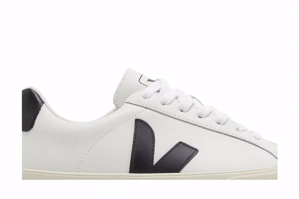Veja Women's Esplar Leather White Black, view 3