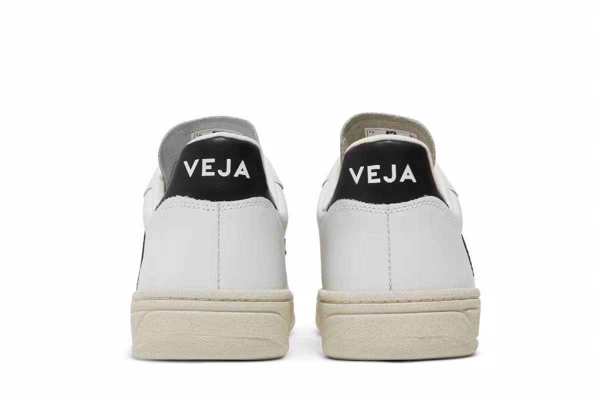 Veja V-10 Extra White Black, view 7
