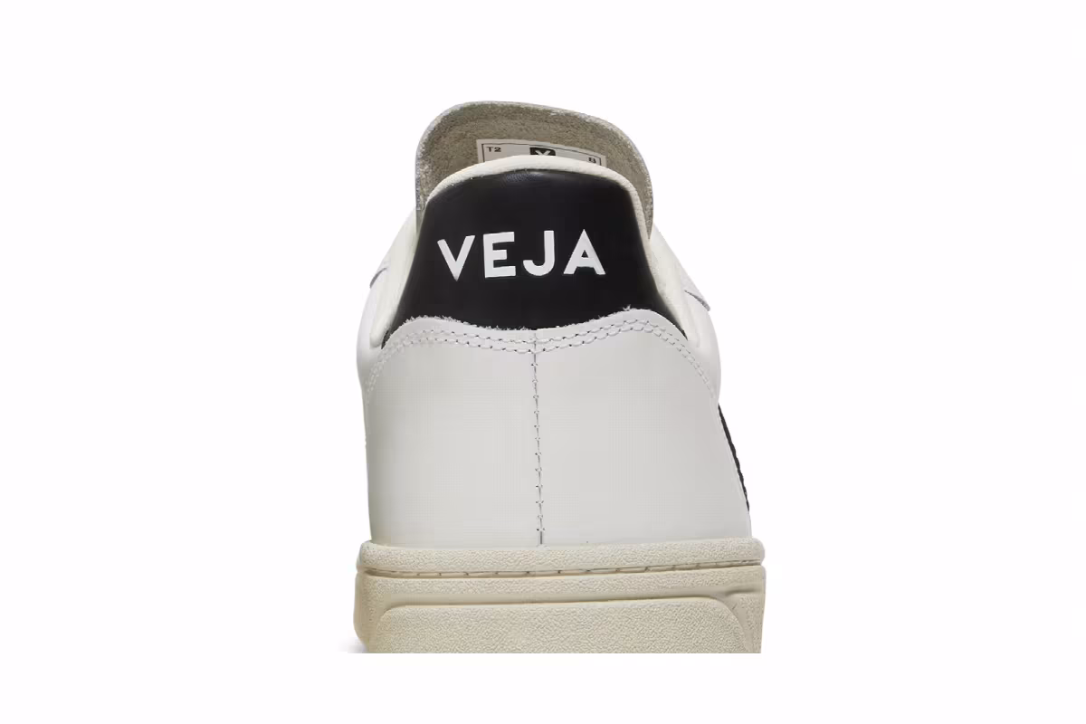 Veja V-10 Extra White Black, view 8