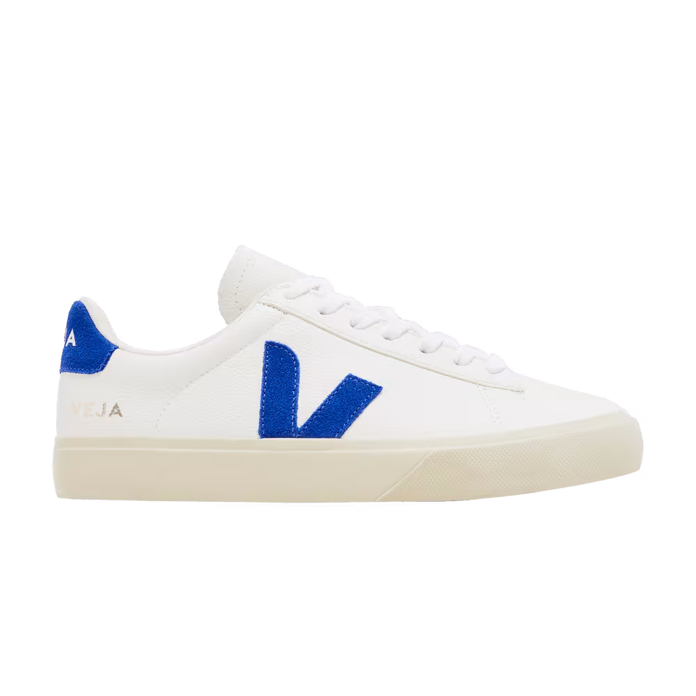 Veja Campo Chromefree Lace-Up White Cobalt Blue
