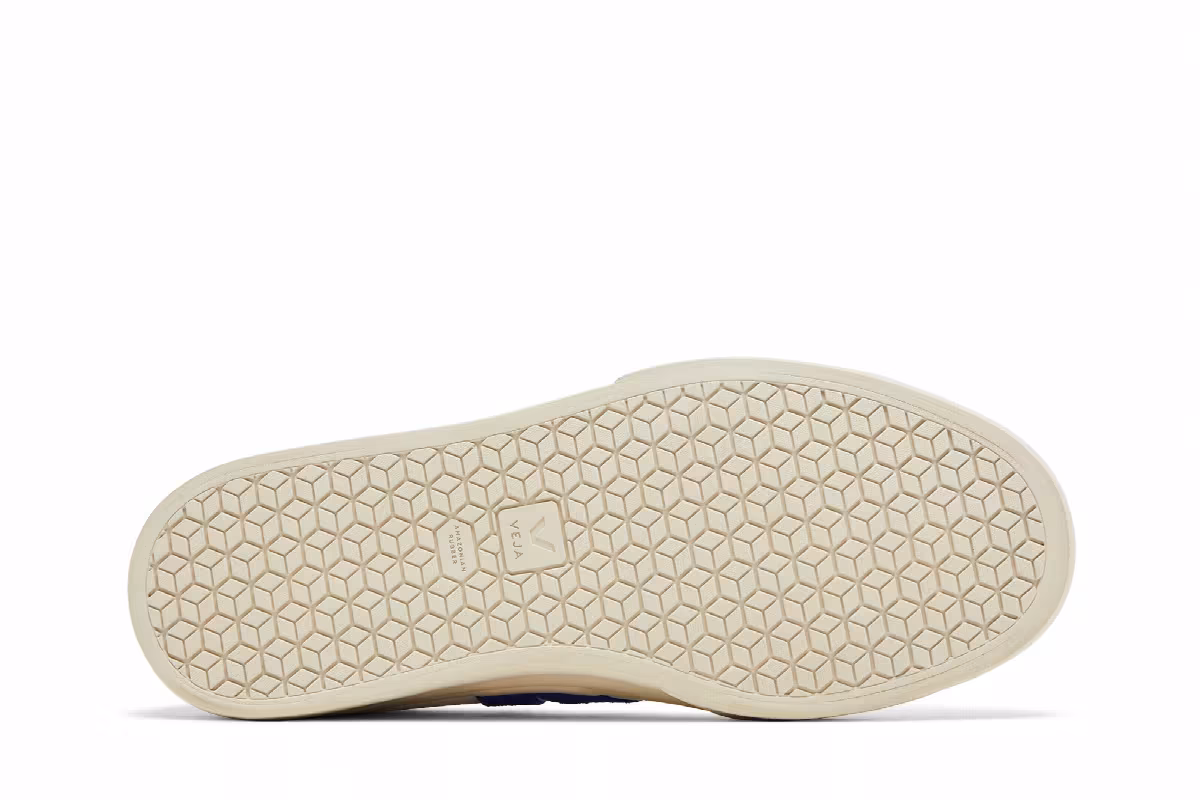 Veja Campo Chromefree Lace-Up White Cobalt Blue, view 5