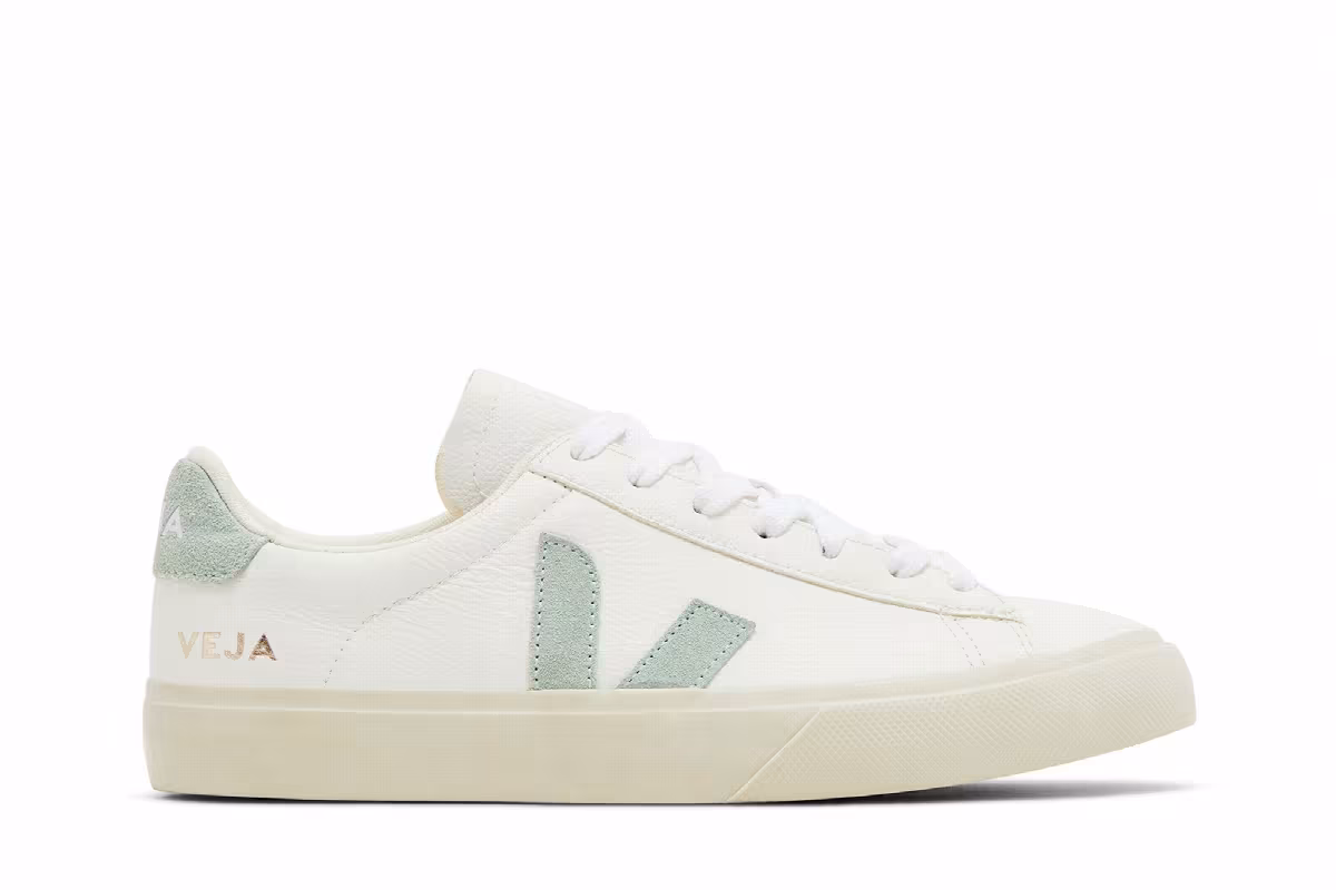 Veja Women's Campo White Matcha, view 2