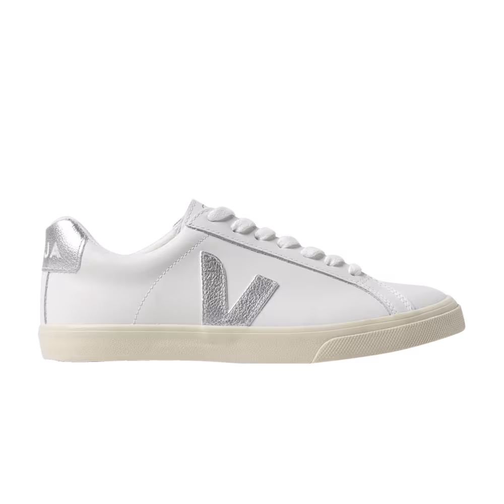 Veja Women's Esplar Logo Extra White Silver