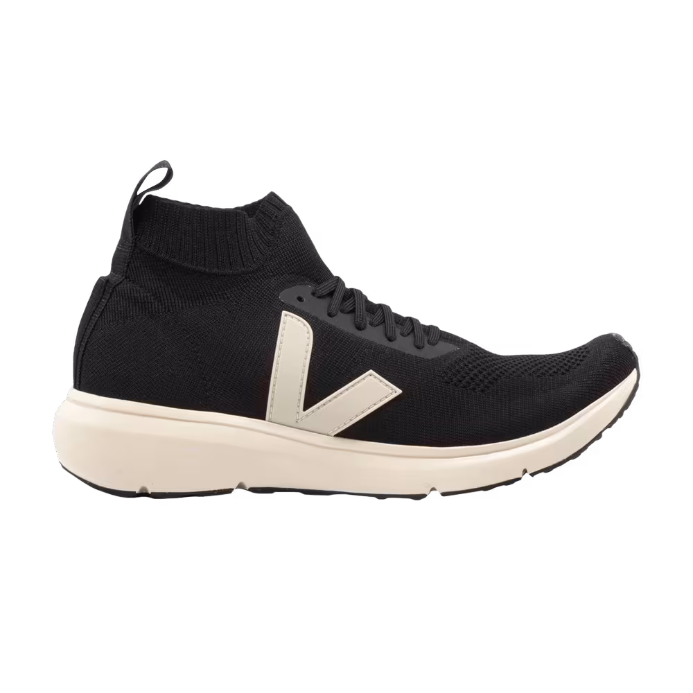 Rick Owens x Veja Women's Runner 2 Mid Black White