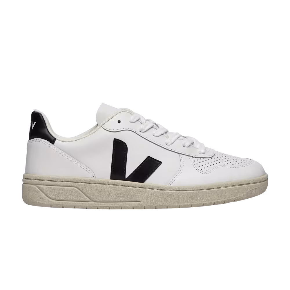 Veja V-10 Leather Extra White Black