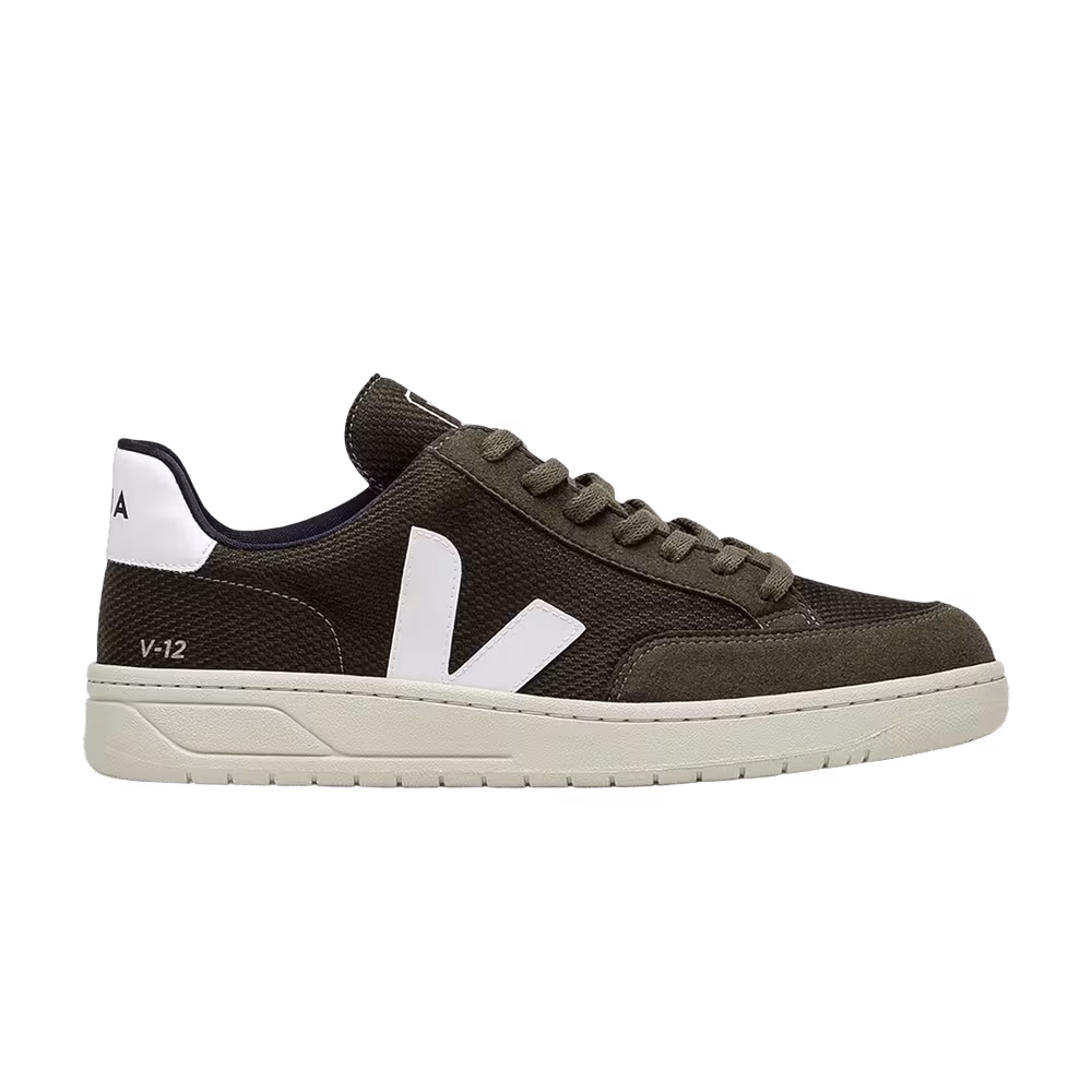 Veja Women's V-12 Olive White