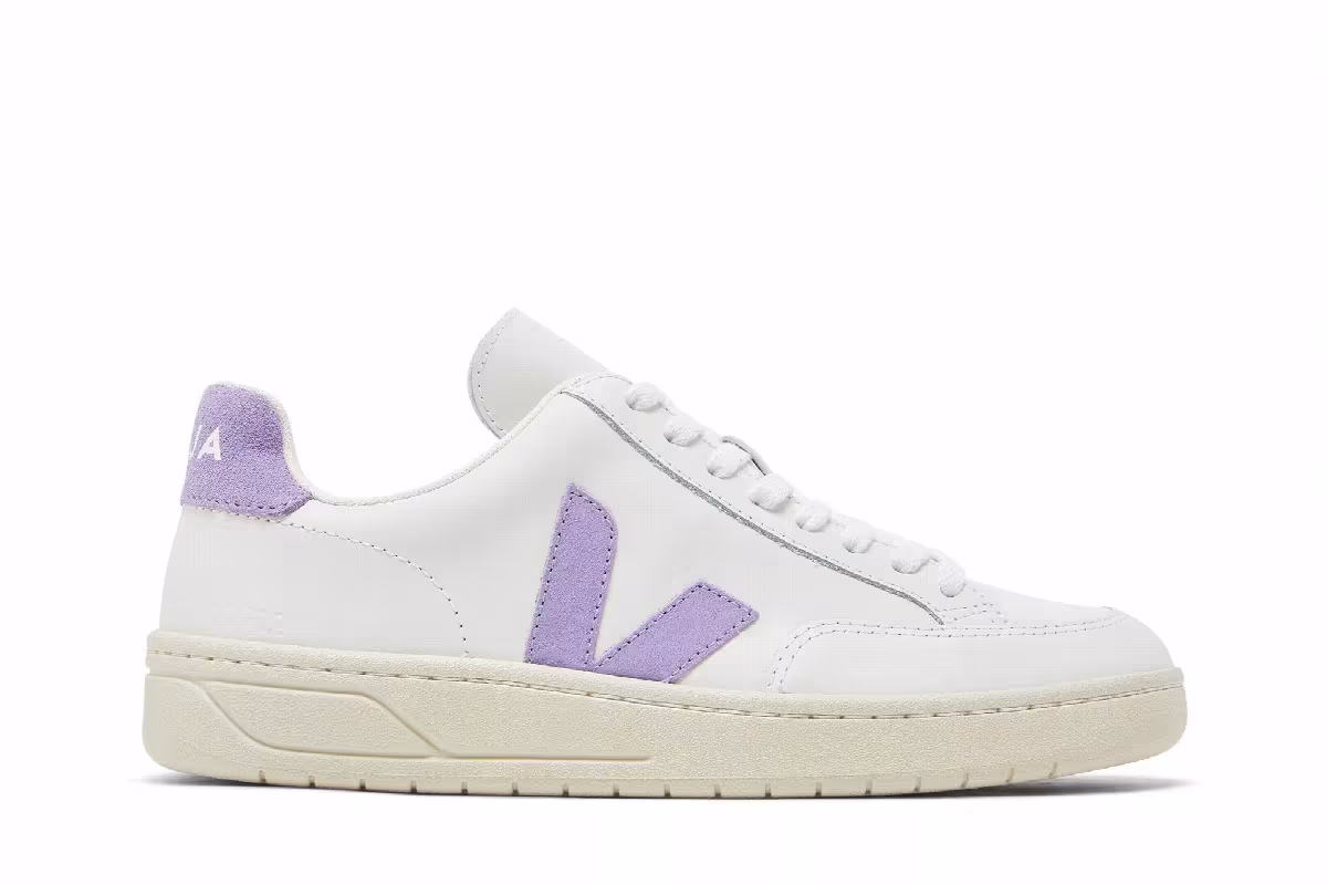 Veja Women's V-12 White Lavender, view 2