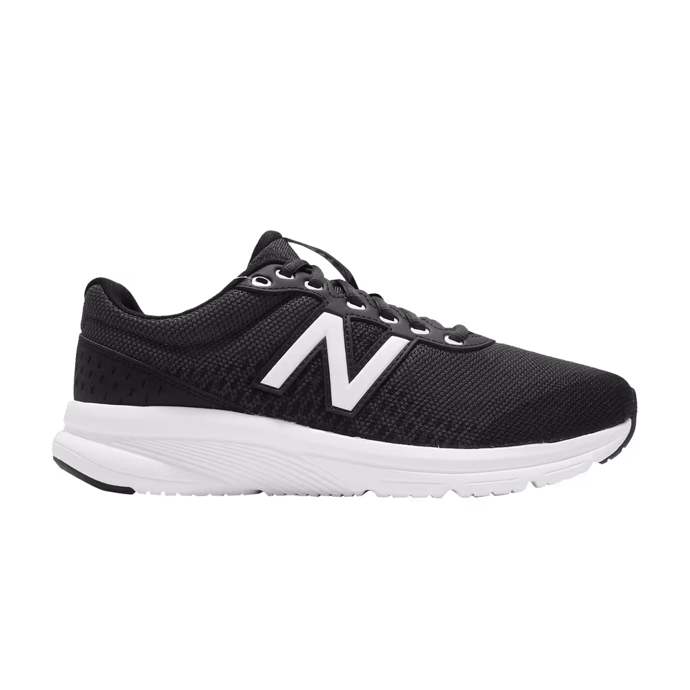 New Balance 411v2 2E Wide Black White