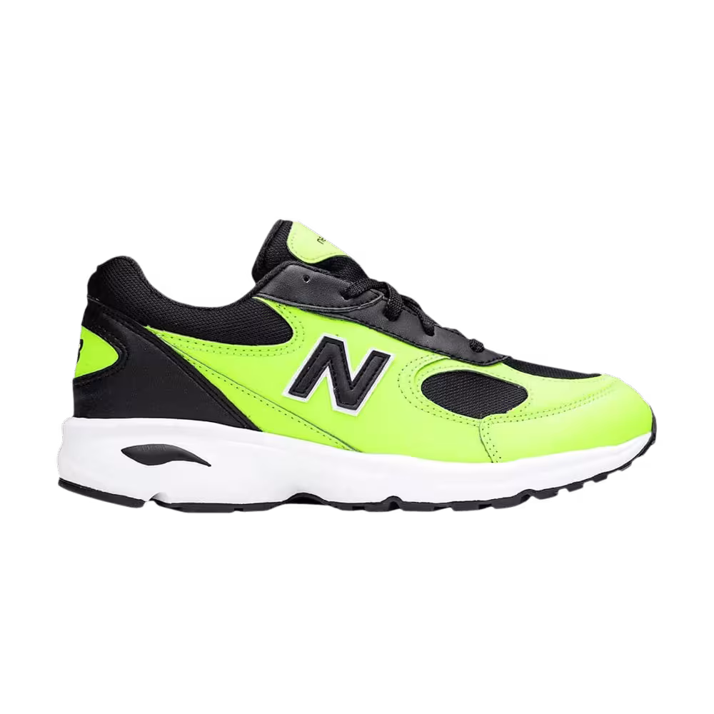 New Balance 498 Kids Lime Green Black