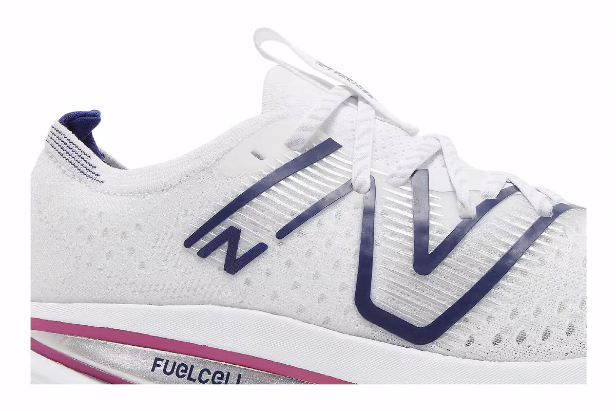 New Balance FuelCell SuperComp 2E Wide White Victory Blue, view 3