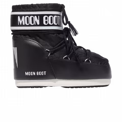 Moon Boot Icon Low Nylon Boot 'Black'