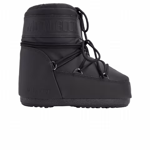 Moon Boot Icon Rubber Low Boot 'Black'