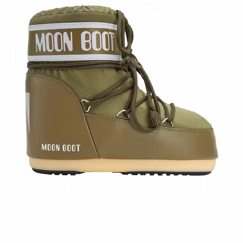 Moon Boot Icon Low Nylon Boot 'Khaki'