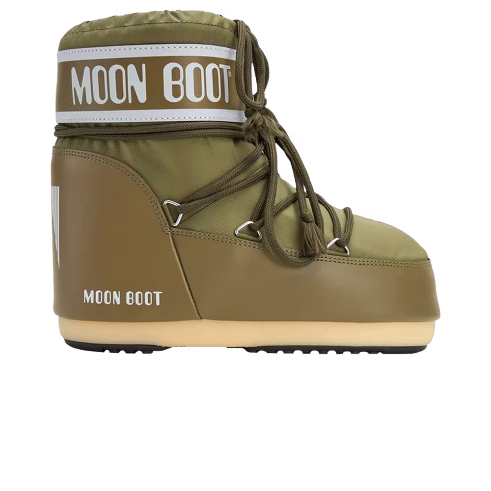 Moon Boot Icon Low Nylon Boot Khaki