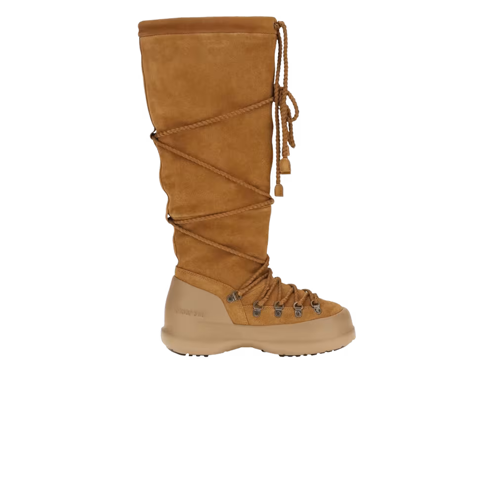 Moon Boot Luna Extra Suede Boot Cognac