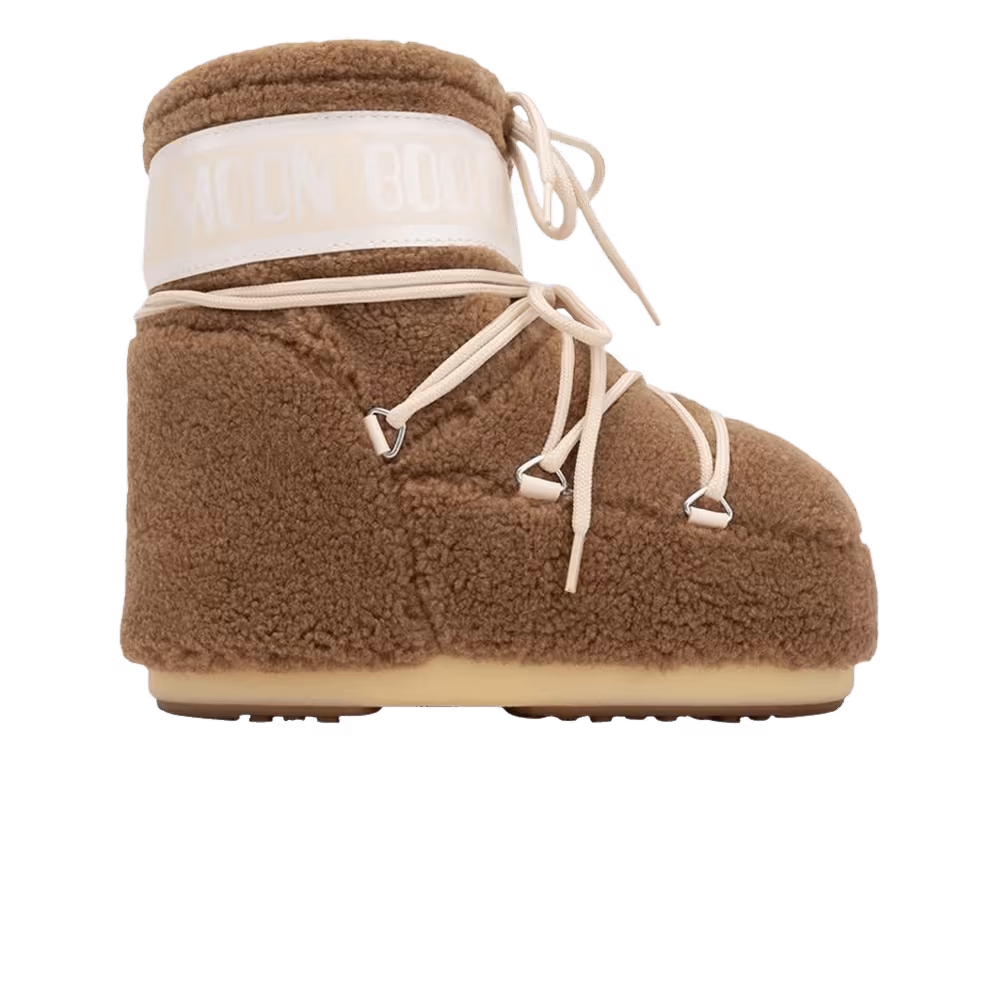 Moon Boot Icon Fleece Low Boot Camel