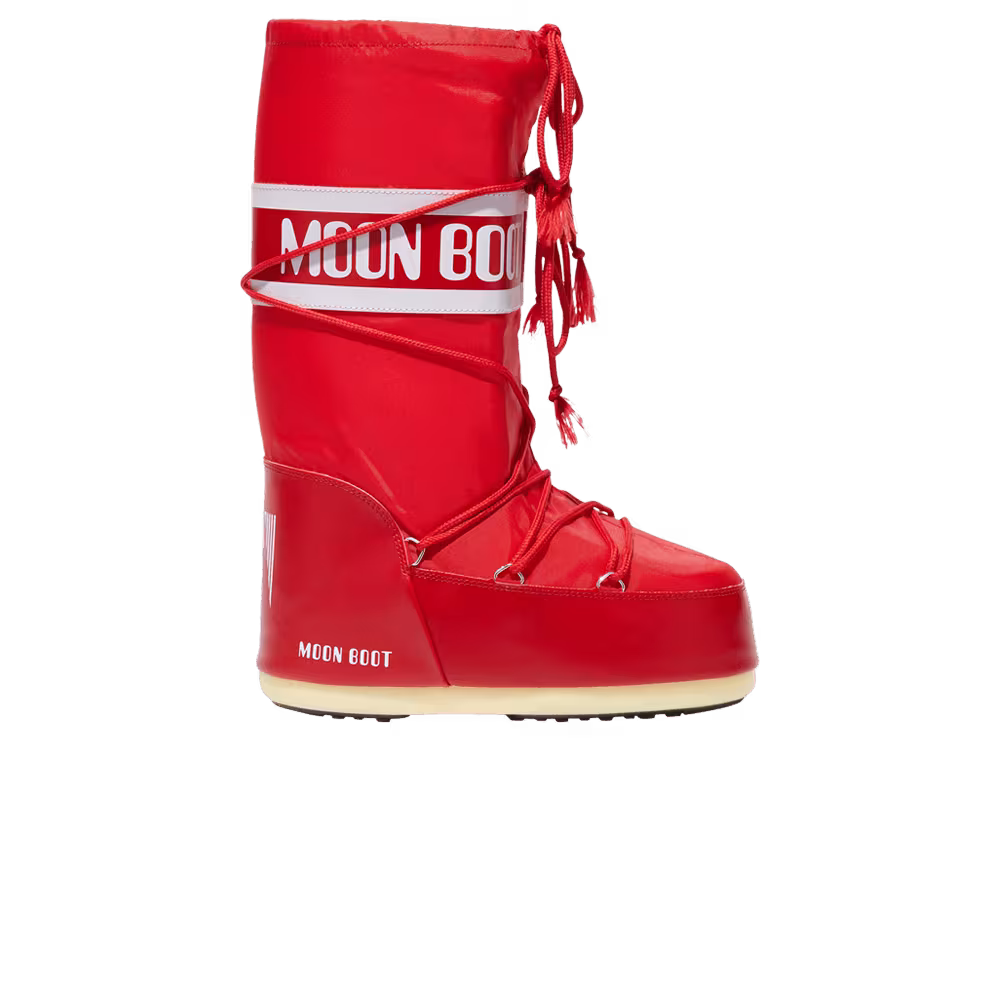 Moon Boot Icon Nylon Boot Red
