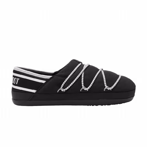 Moon Boot Icon Slipper 'Black'