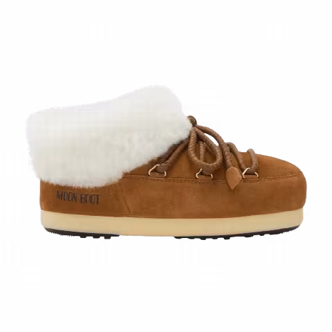 Moon Boot Evx Suede Mule 'Cognac Natural'